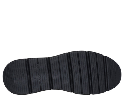 Ghete sport, barbati, SKECHERS AUGUSTINO-PAULO 205227-BBK negru, piele naturala